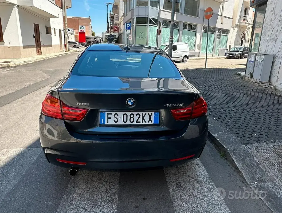 Usata BMW 420 Coupé M Sport 190 CV (139 kW) 2015 Grigio Coupé