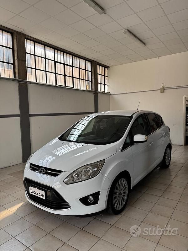 Usata Ford C-MAX Titanium 115 CV (84 kW) 2012 Bianco Monovolume