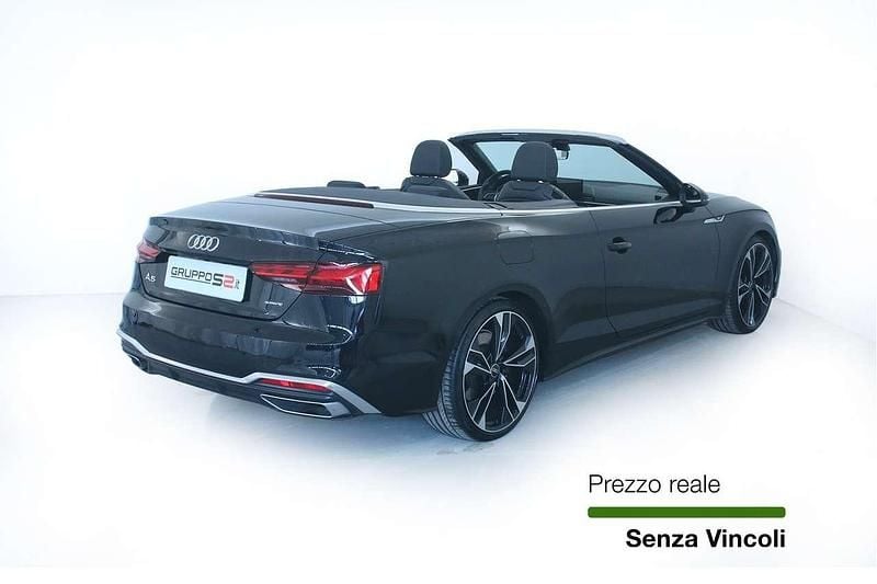 Usata Audi A5 Cabriolet S-Line 265 CV (194 kW) 2022 Nero Cabrio