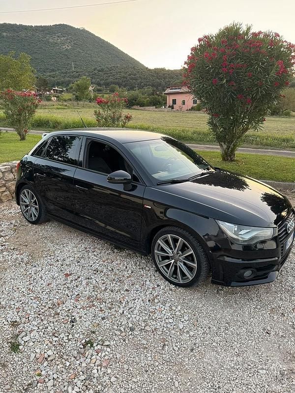 Usata Audi A1 S-Line 90 CV (66 kW) 2014 Nero Utilitaria