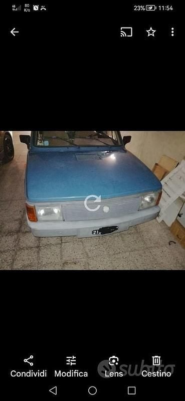 Usata Fiat 127 45 CV (33 kW) 1985 Blu Utilitaria