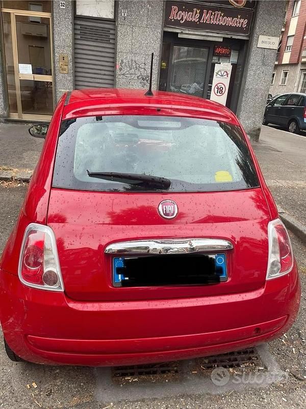 Usata Fiat 500 69 CV (50 kW) 2015 Rosso Utilitaria