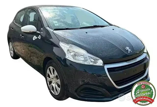 Usata Peugeot 208 Active 68 CV (50 kW) 2018 Nero Utilitaria