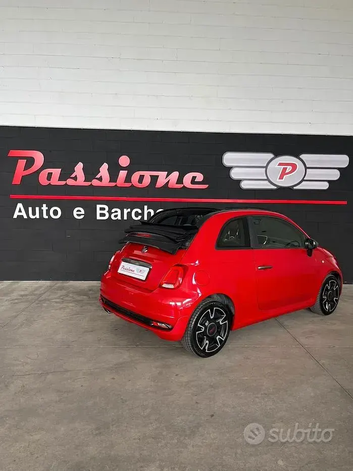 Begagnad Fiat 500C 85 HK (62 kW) 2017 Röd Cab