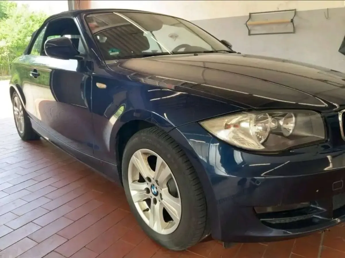 Usata BMW 118 Cabriolet 143 CV (105 kW) 2010 Blu/azzurro Cabrio