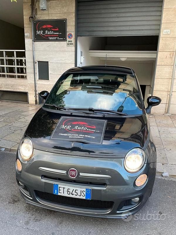 Usata Fiat 500 69 CV (50 kW) 2015 Grigio Berlina