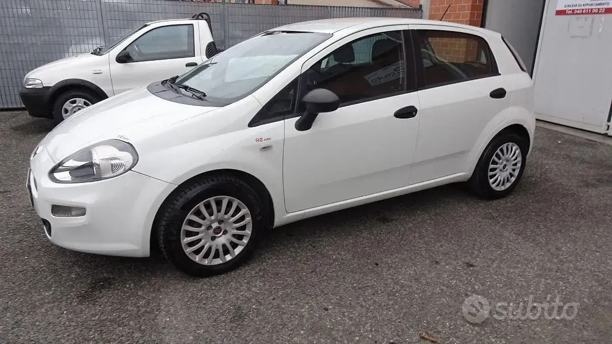 Usata Fiat Punto Evo 85 CV (62 kW) 2014 Bianco Utilitaria