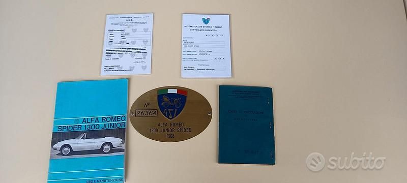 Usata Alfa Romeo Spider 1960 Cabrio