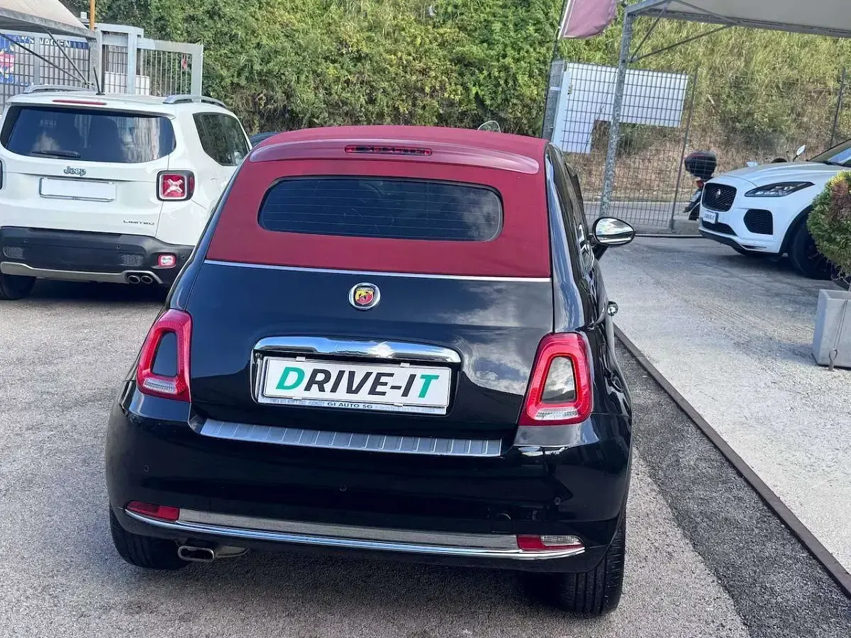 Usata Fiat 500C Lounge 69 CV (50 kW) 2018 Nero Cabrio