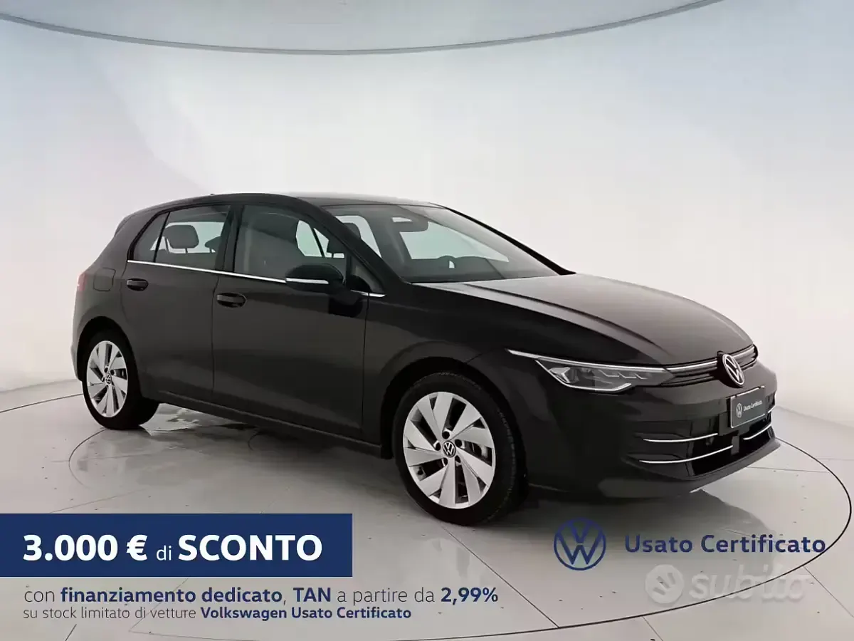 Usata VW Golf VIII Style 150 CV (110 kW) 2025 Nero Berlina