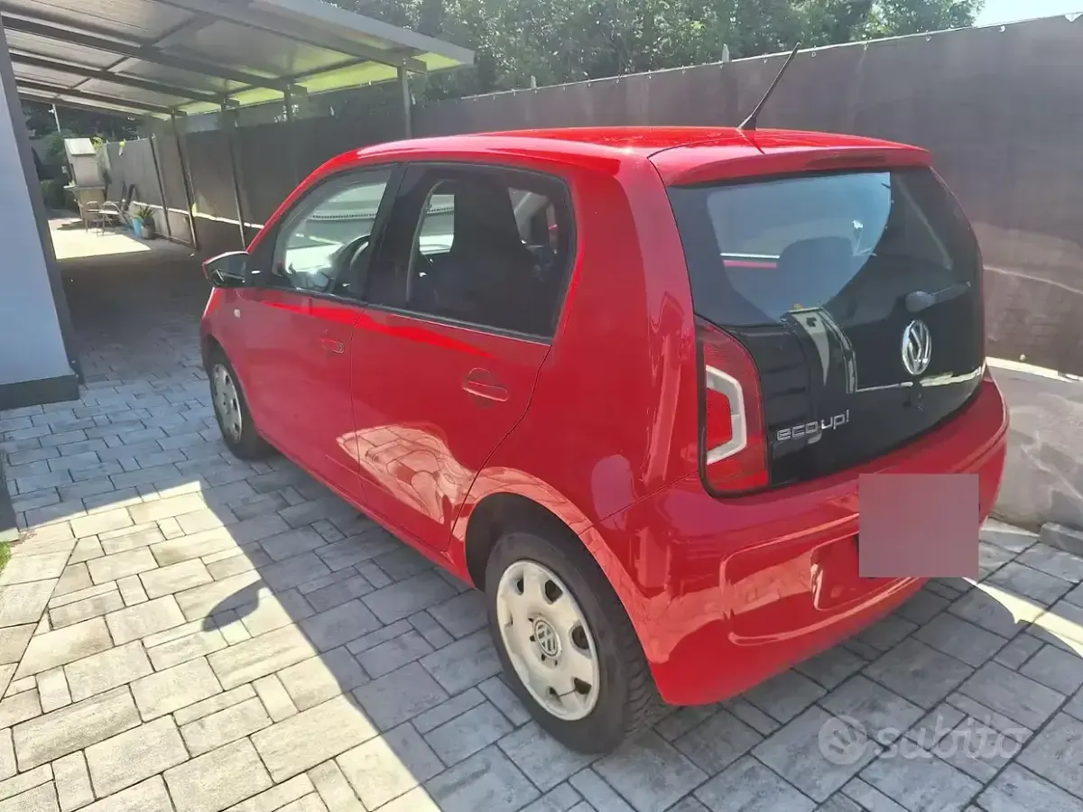 Usata VW up! 68 CV (50 kW) 2014 Rosso Utilitaria