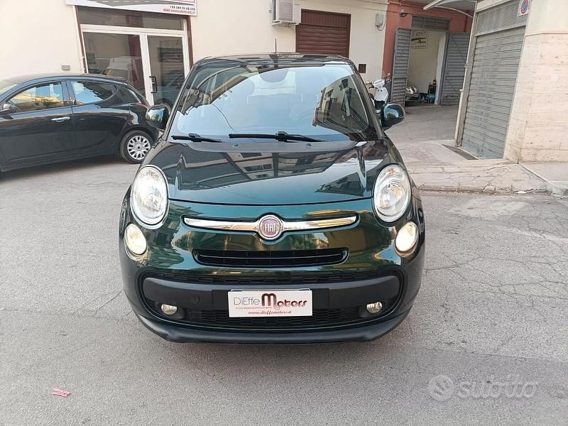 Usata Fiat 500L Lounge 85 CV (62 kW) 2015 Verde Monovolume