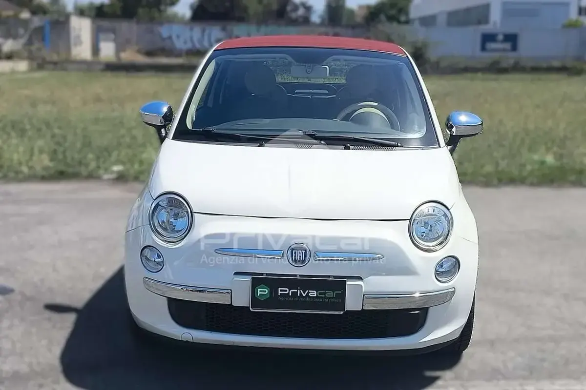 Usata Fiat 500C Lounge 84 CV (61 kW) 2012 Bianco Cabrio