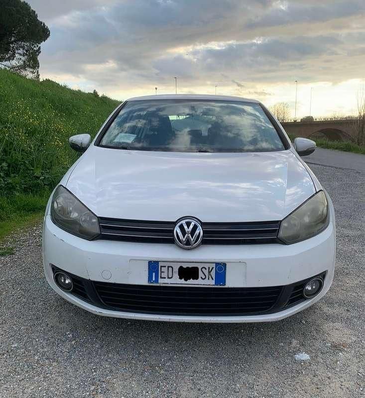 Usata VW Golf VI Comfortline 105 CV (77 kW) 2010 Bianco Utilitaria