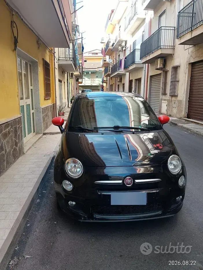 Usata Fiat 500S 69 CV (50 kW) 2017 Nero Berlina
