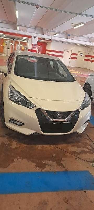 Usata Nissan Micra Acenta 90 CV (66 kW) 2018 Argento Utilitaria