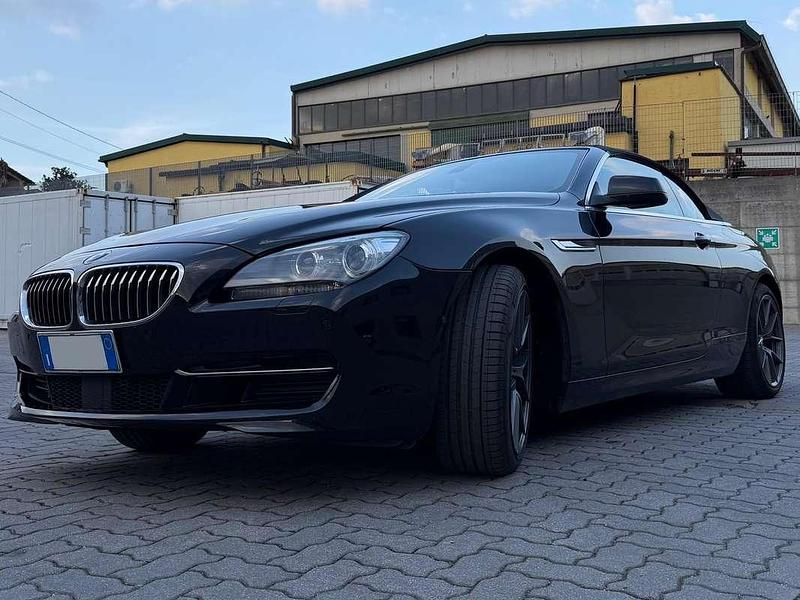 Usata BMW 640 Cabriolet 313 CV (230 kW) 2012 Nero Cabrio