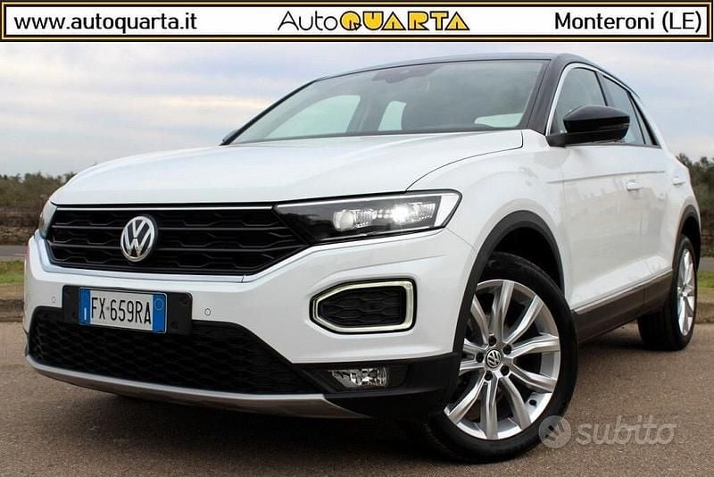 Usata VW T-Roc 116 CV (85 kW) 2019 Bianco SUV