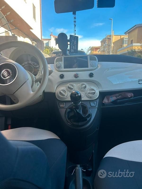 Usata Fiat 500 69 CV (50 kW) 2010 Bianco Berlina