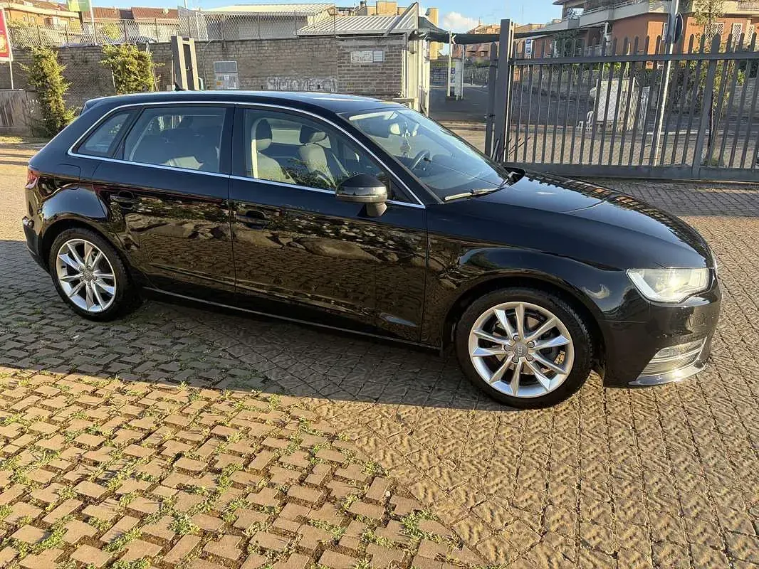 Usata Audi A3 Ambition 110 CV (80 kW) 2015 Nero Berlina