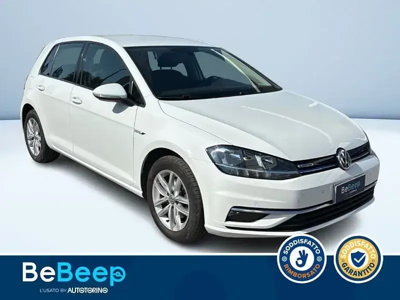 Usata VW Golf VII Trendline 110 CV (80 kW) 2018 Bianco Berlina