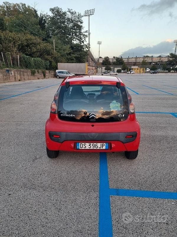 Usata Citroën C1 68 CV (50 kW) 2009 Rosso Utilitaria