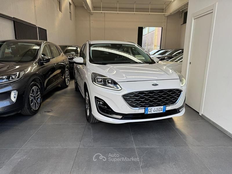 Bianco Usata 2021 Ford Kuga Vignale SUV | 19.499 € (Ottimo prezzo) - Immagine 1/4