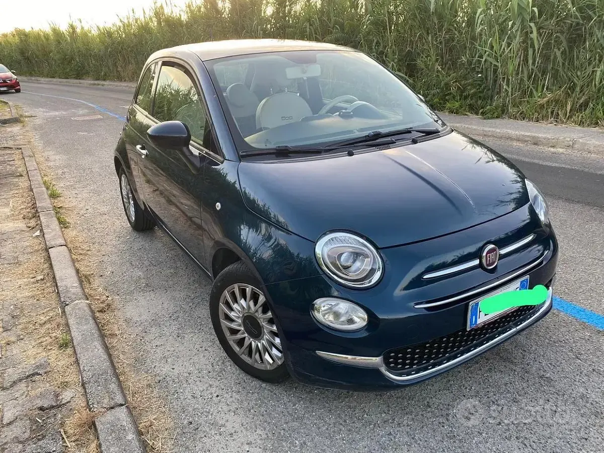 Usata Fiat 500 95 CV (69 kW) 2016 Verde Utilitaria