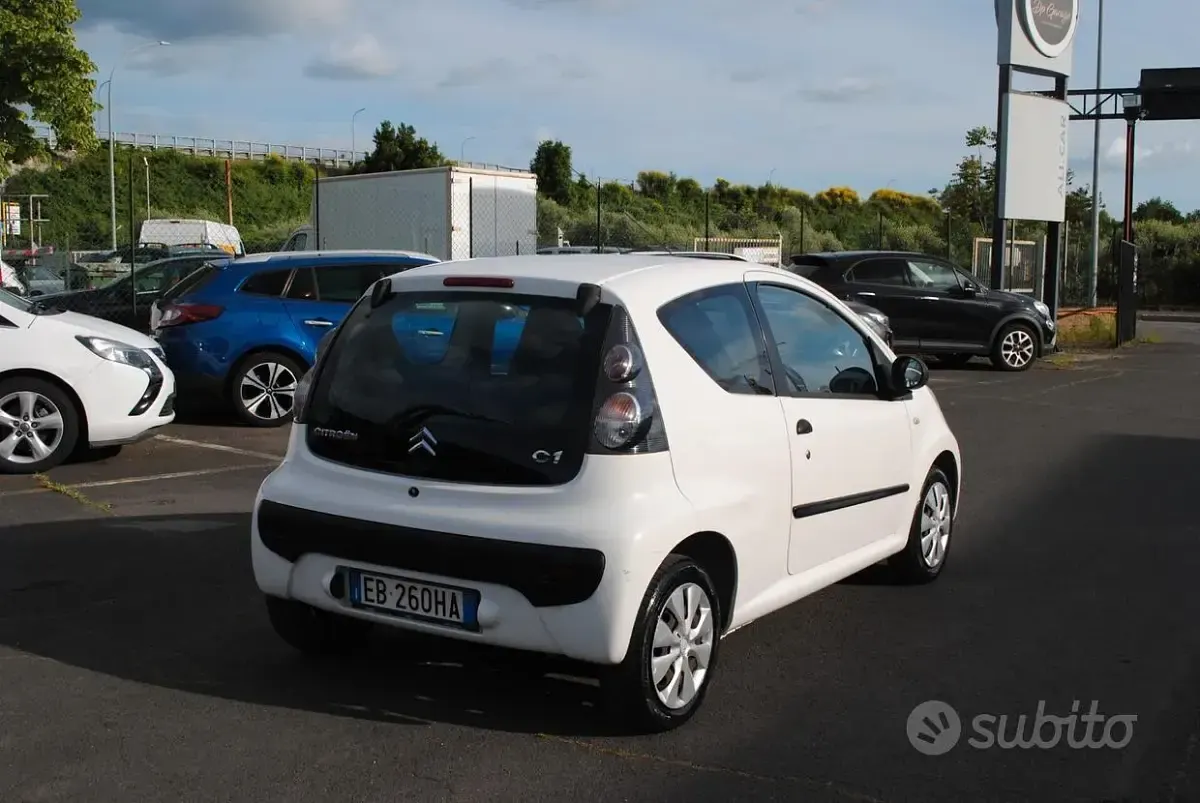 Usata Citroën C1 68 CV (50 kW) 2010 Bianco Utilitaria