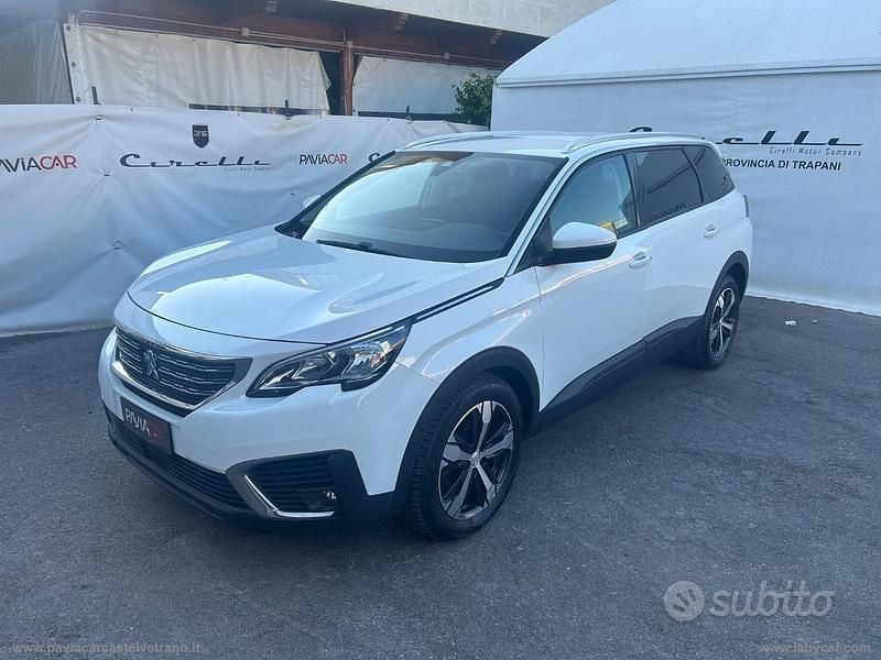 Usata Peugeot 5008 Business-Line 131 CV (96 kW) 2019 Bianco Monovolume