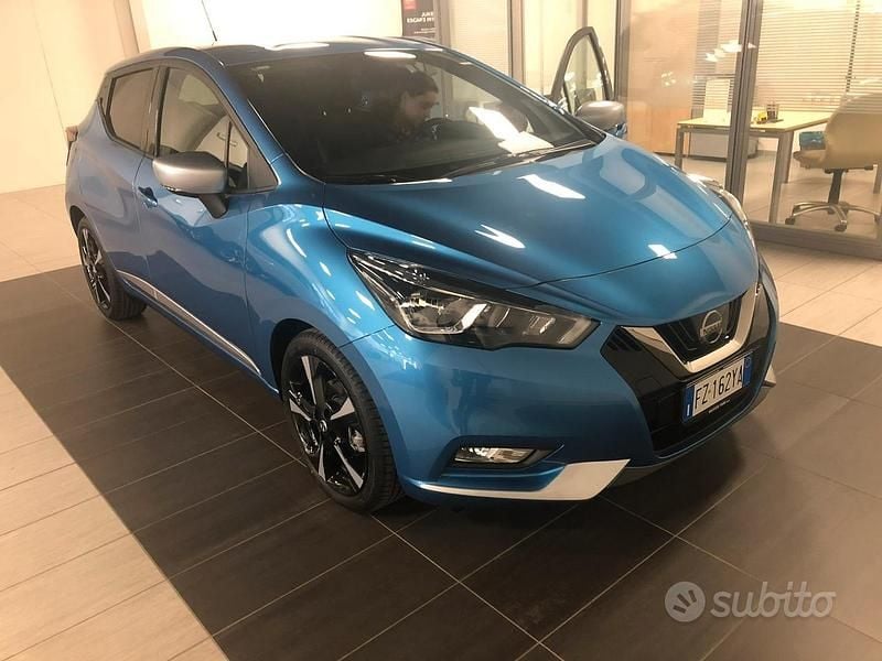 Usata Nissan Micra 100 CV (73 kW) 2020 Blu Utilitaria