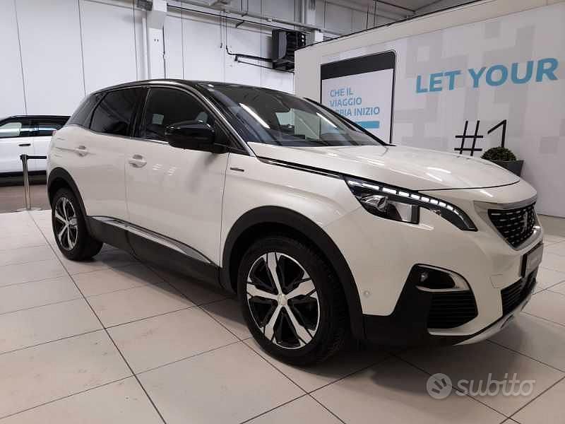 Usata Peugeot 3008 GT-line 131 CV (96 kW) 2020 Bianco SUV