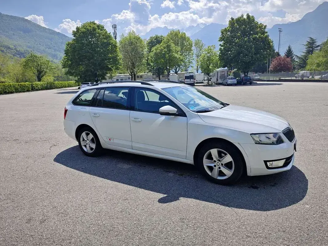 Usata Skoda Octavia Ambition 105 CV (77 kW) 2015 Bianco Utilitaria