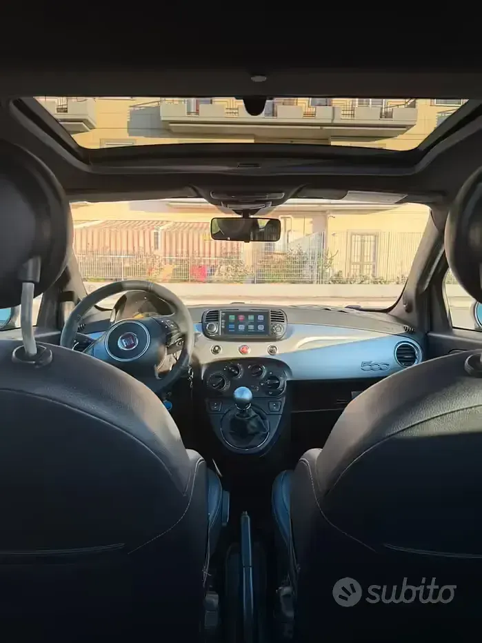 Usata Fiat 500 69 CV (50 kW) 2010 Verde Berlina