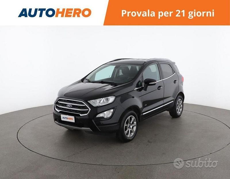 Usata Ford Ecosport Titanium 125 CV (91 kW) 2019 Nero SUV