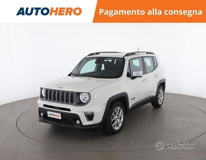 Bianco Usata 2022 Jeep Renegade Limited SUV | 17.299 € (Buon prezzo) - Immagine 1/2