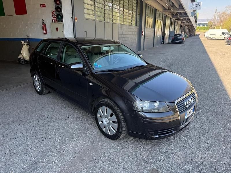 Usata Audi A3 Ambition 105 CV (77 kW) 2008 Nero Utilitaria