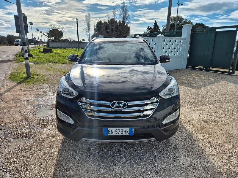 Usata Hyundai Santa Fe 149 CV (109 kW) 2014 Nero SUV
