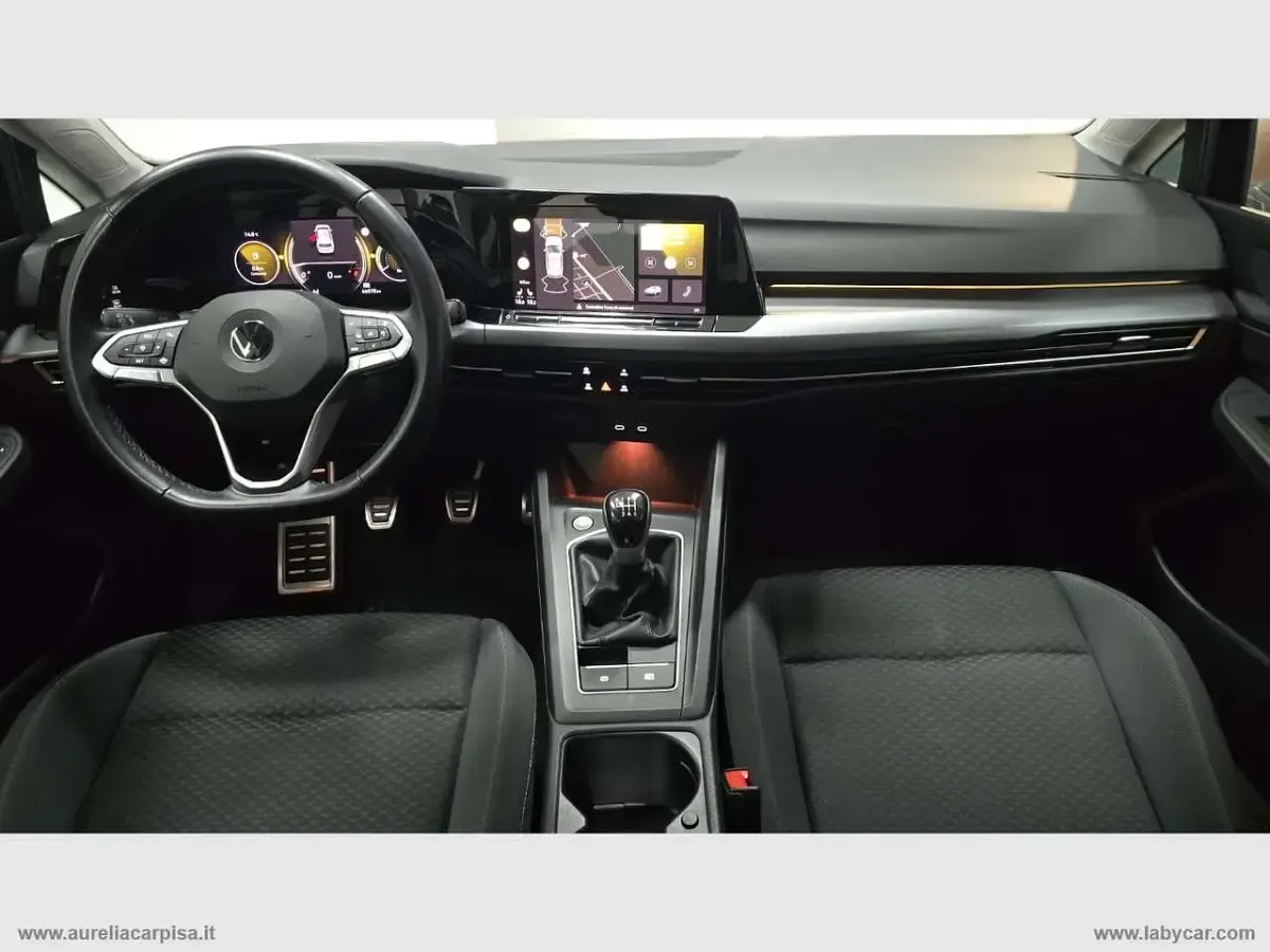 Usata VW Golf VII Style 150 CV (110 kW) 2021 Nero Utilitaria