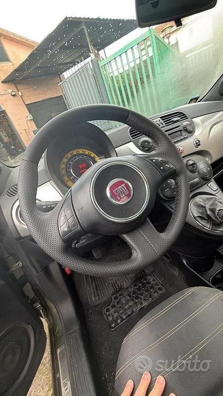 Usata Fiat 500 75 CV (55 kW) 2009 Verde Berlina
