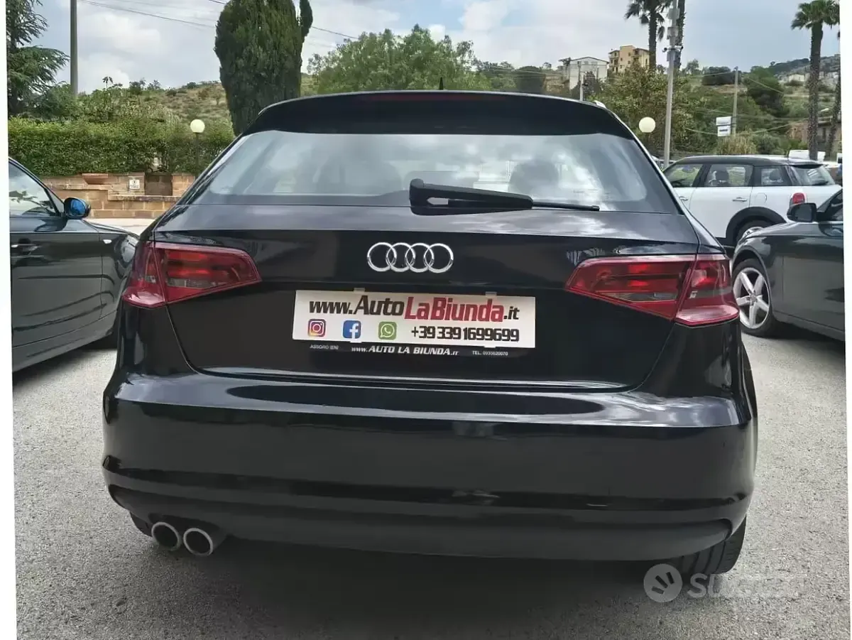 Usata Audi A3 150 CV (110 kW) 2015 Nero Berlina
