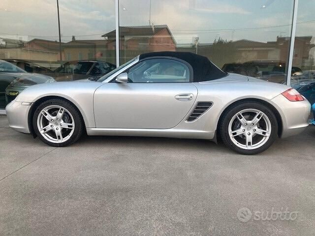 Argento Usata 2005 Porsche Boxster Cabrio | 25.900 € (Buon prezzo) - Immagine 1/4