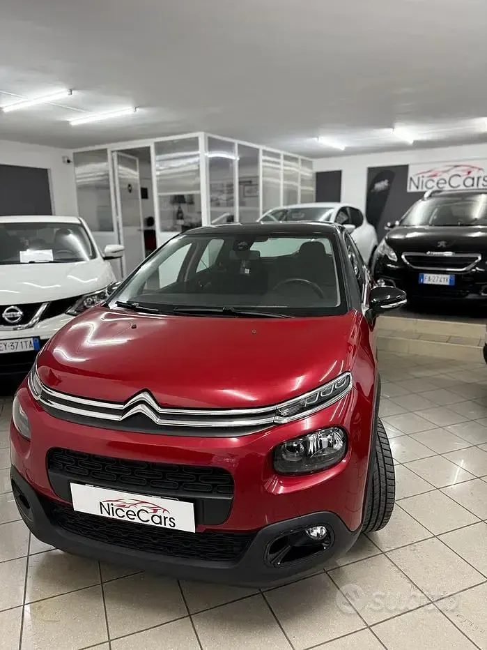 Usata Citroën C3 Shine 75 CV (55 kW) 2018 Rosso Utilitaria
