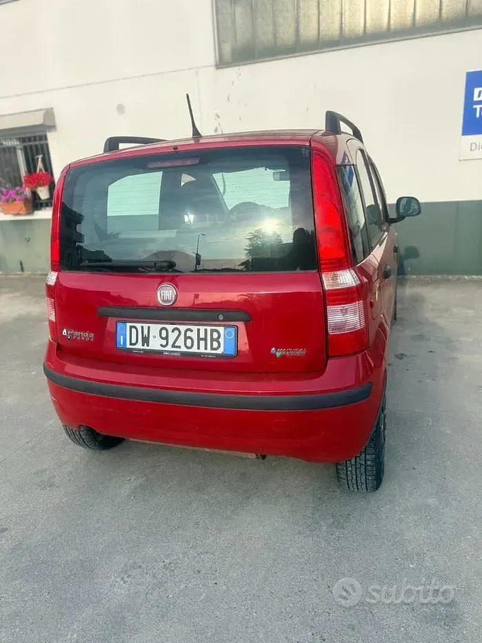 Usata Fiat Panda Dynamic 60 CV (44 kW) 2009 Rosso Utilitaria