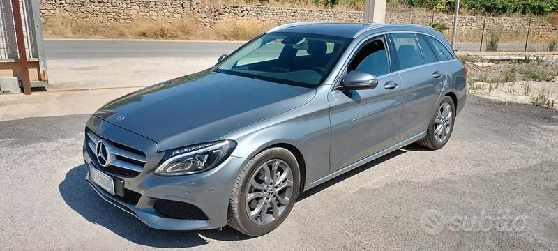 Usata Mercedes C200 Avantgarde 135 CV (99 kW) 2018 Grigio Station wagon