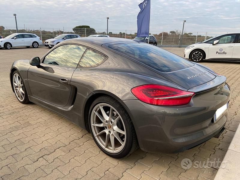 Usata Porsche Cayman 275 CV (202 kW) 2015 Grigio Coupé