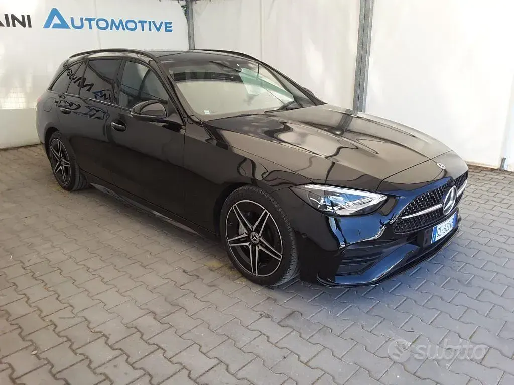 Usata Mercedes C220 Night 200 CV (147 kW) 2022 Nero Station wagon