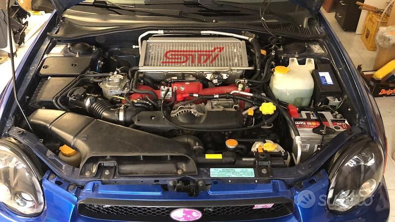 Usata Subaru Impreza 265 CV (194 kW) 2003 Blu Berlina