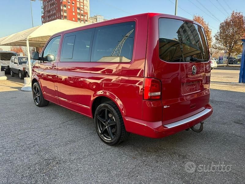 Usata VW T5 Comfortline 180 CV (132 kW) 2012 Rosso Furgone