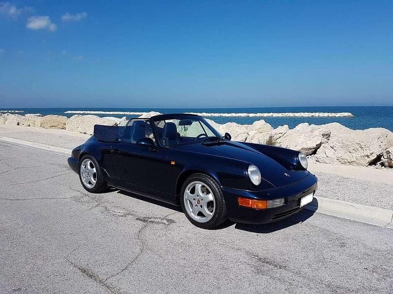 Usata Porsche 911 Carrera Cabriolet 250 CV (183 kW) 1991 Blu/azzurro Cabrio
